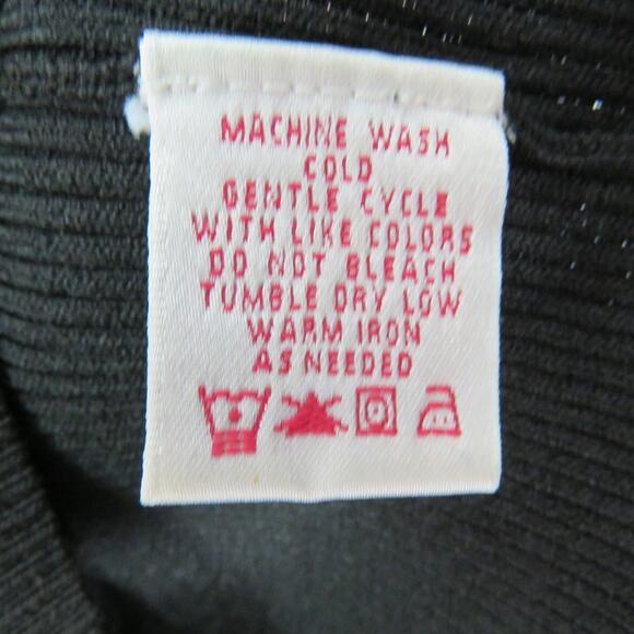 2000s Vintage Y2k Nine West Black & Green Preppy Argyle Sweater Large Scoopneck - Picture 4 of 6